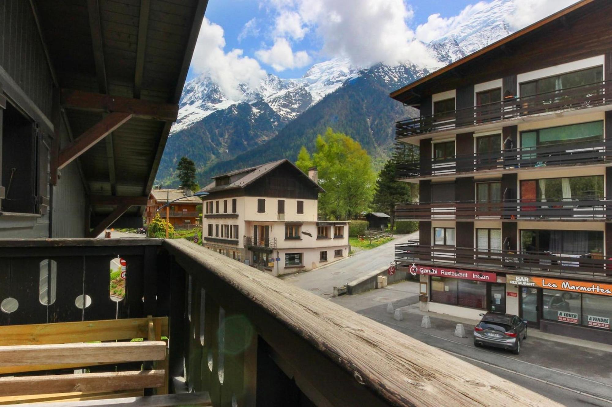 Les Dryades - Renove - Balcon Avec Vue Mt Blanc Les Houches Kültér fotó