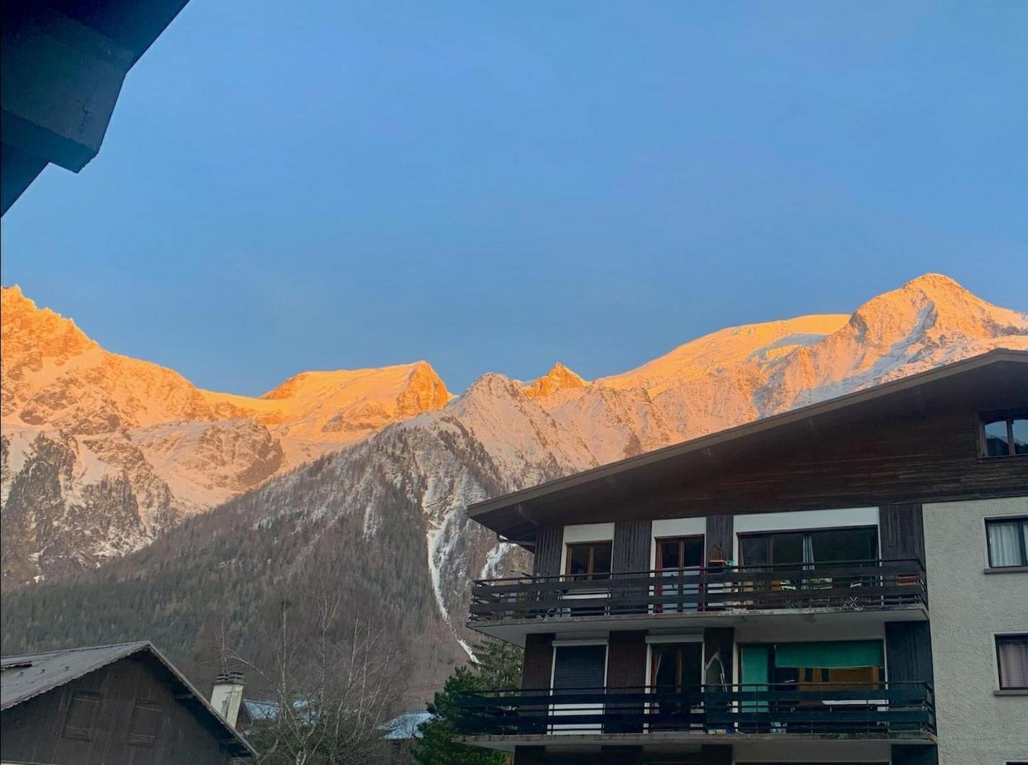 Les Dryades - Renove - Balcon Avec Vue Mt Blanc Les Houches Kültér fotó